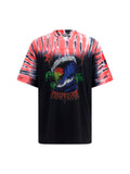 Balenciaga Extreme Tie-Dye T-Shirt — Black