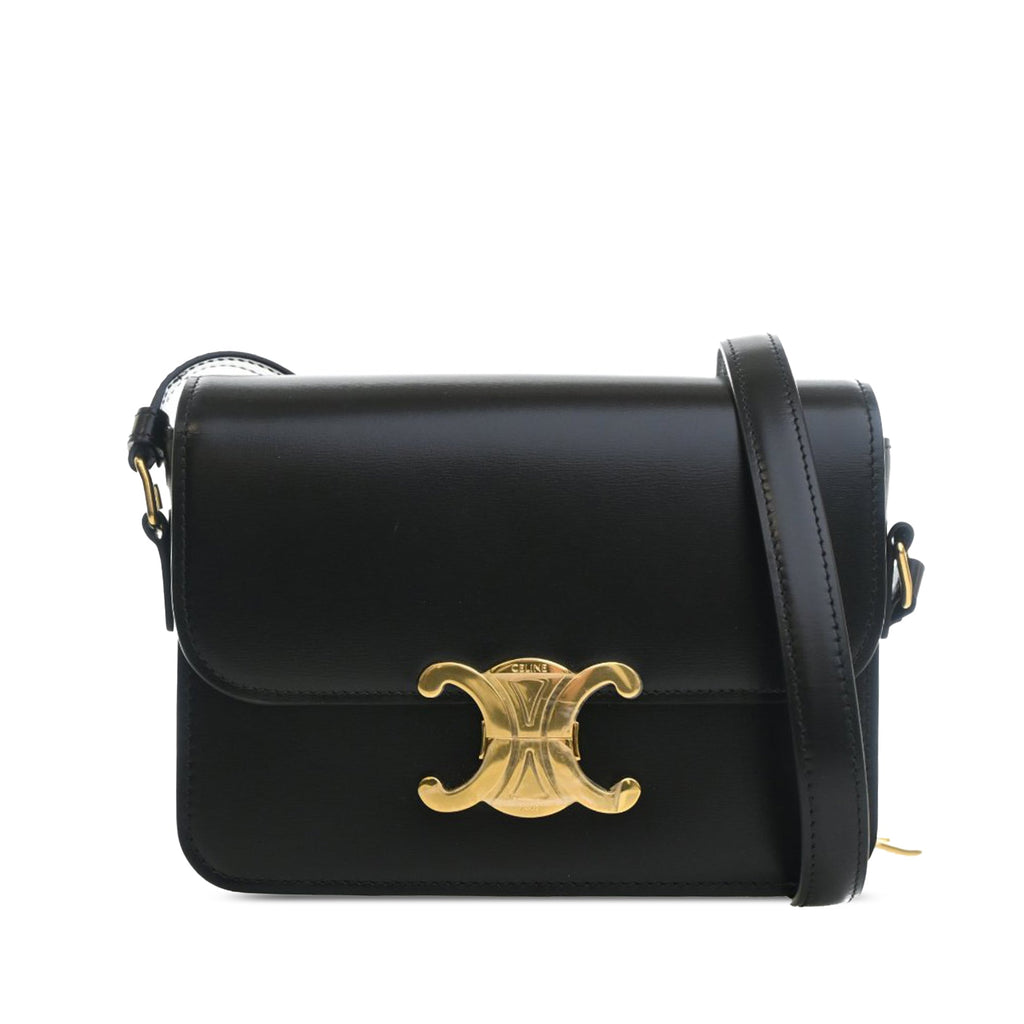 Teen Shiny Calfskin Triomphe Crossbody