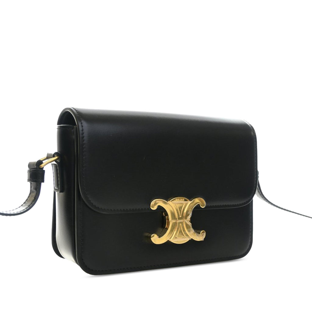 Teen Shiny Calfskin Triomphe Crossbody