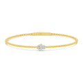 Hamsa Diamond Flex Bangle