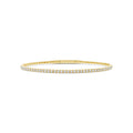 Half Eternity Lab Diamond Flex Bangle
