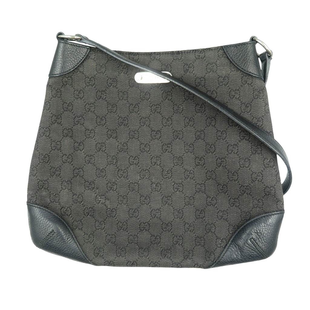 GG Denim Shoulder Bag