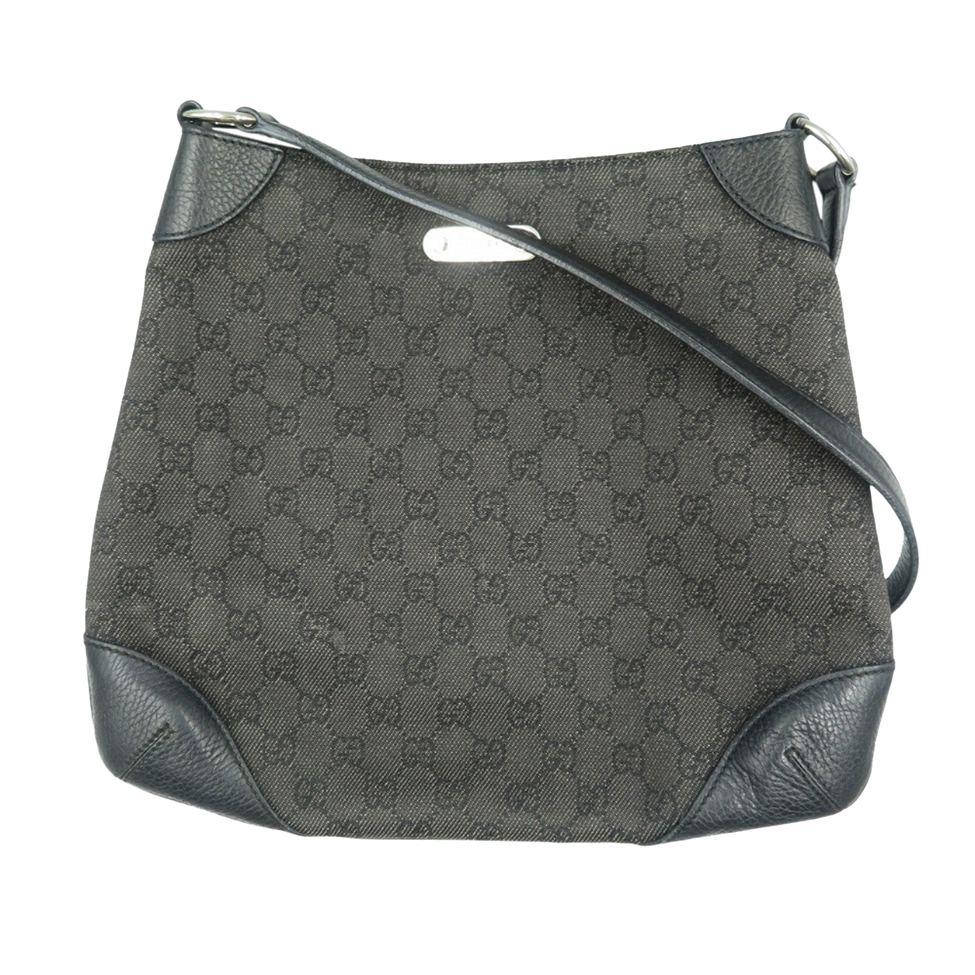 GG Denim Shoulder Bag