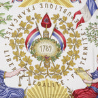 Republique Francaise Liberte Egalite Fraternite 1789 Silk Scarf