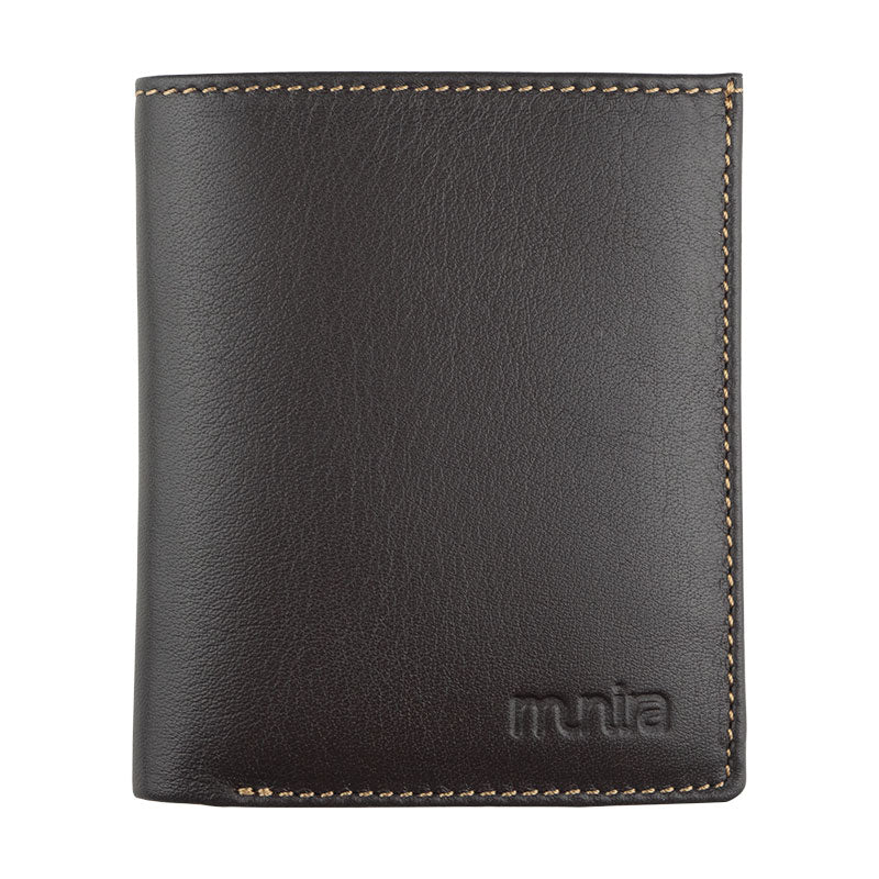 Slim Brown Leather Wallet