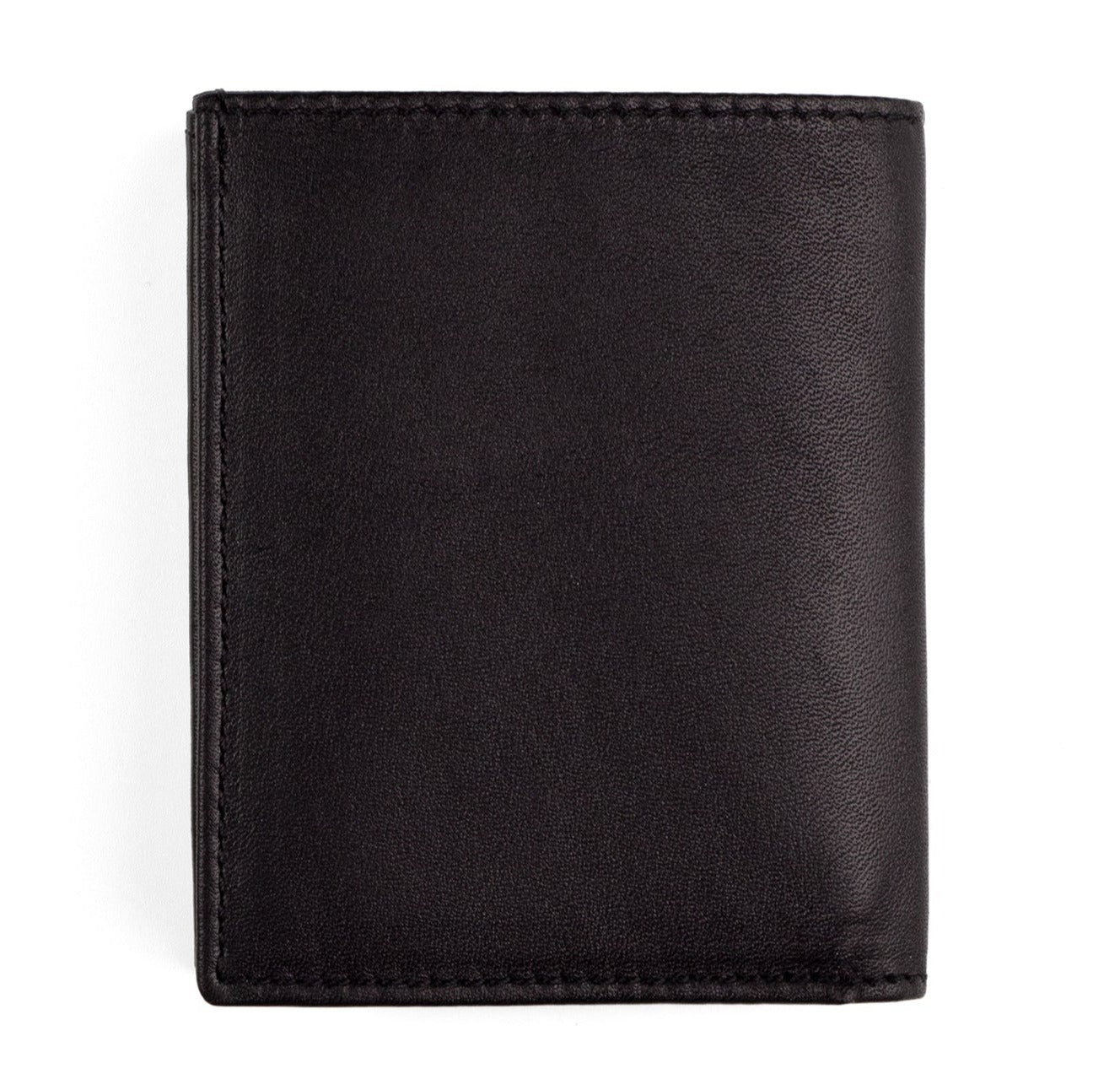 Minimal Black Leather Wallet