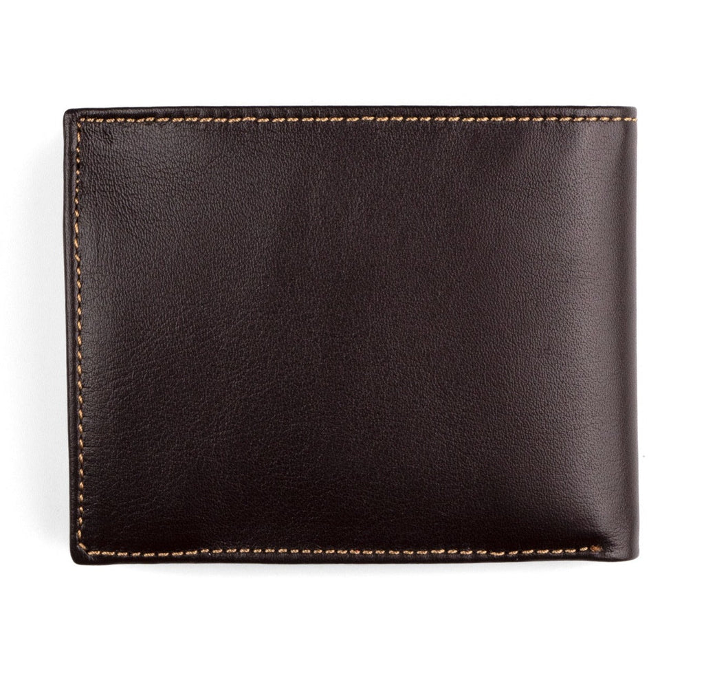 Dark Brown Bifold Leather Wallet