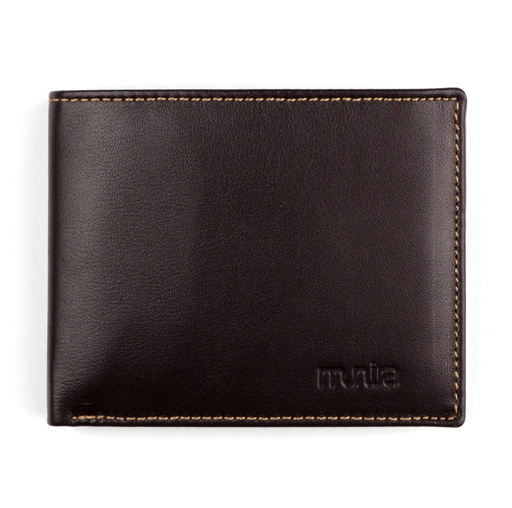 Dark Brown Bifold Leather Wallet