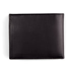Black Bifold Leather Wallet for Men's