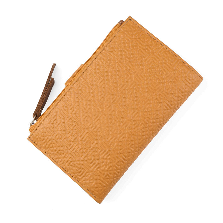 Leather Wallet for Woman Capileira Mustard