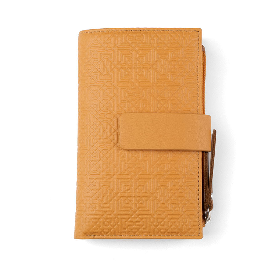 Leather Wallet for Woman Capileira Mustard