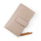 Leather Wallet for Woman Capileira Taupe