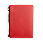 Red Embossed Slim wallet with Coin pocket Farid