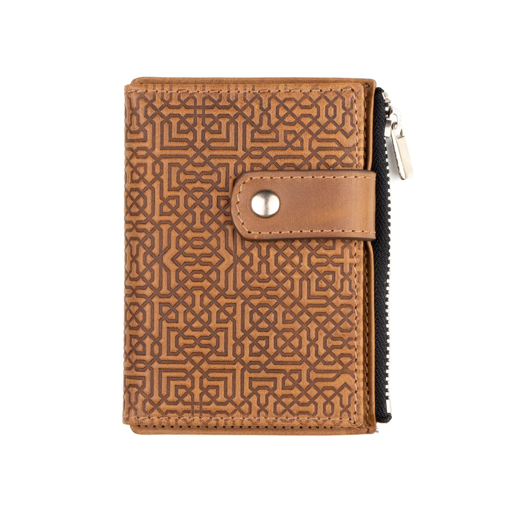 Slim wallet with Coin pocket Farid Dark Brown