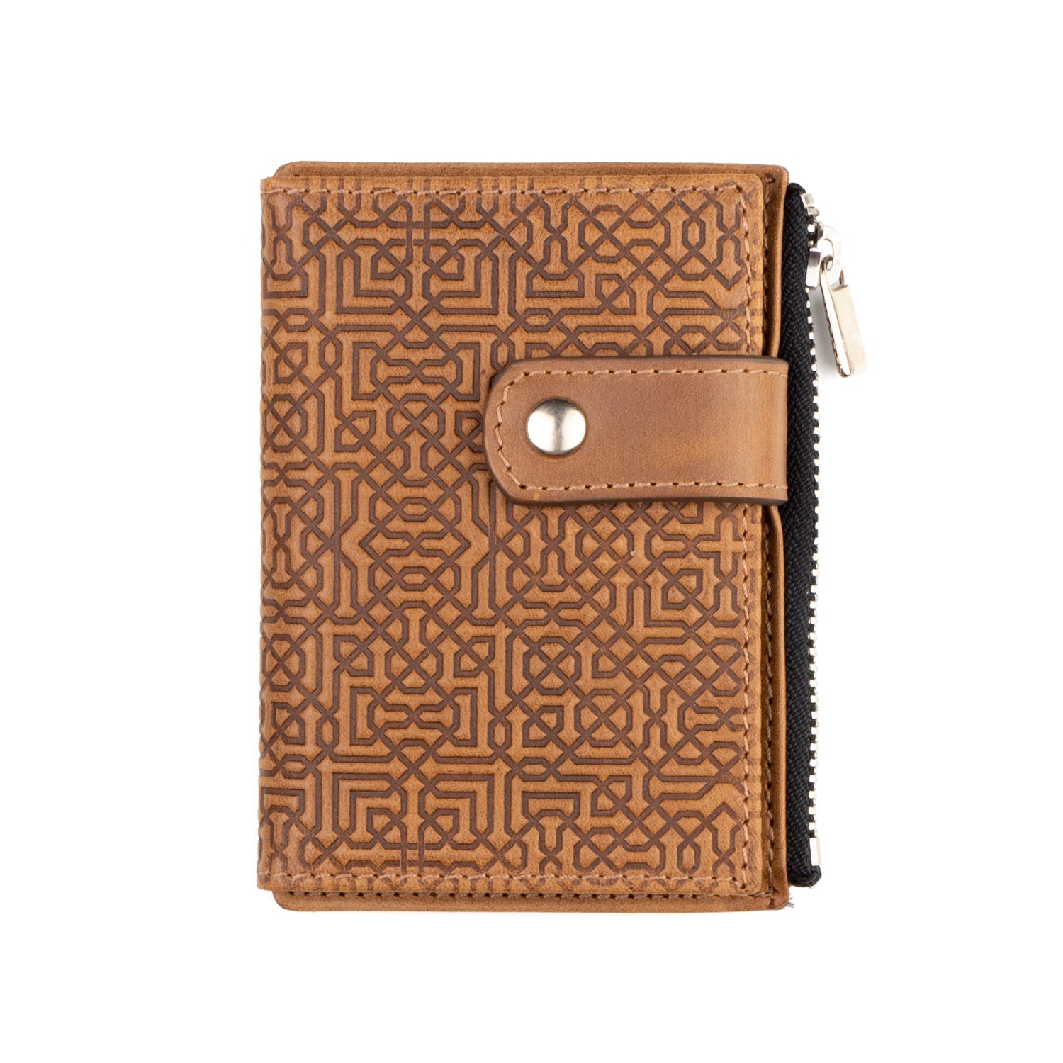 Slim wallet with Coin pocket Farid Dark Brown