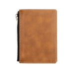 Slim wallet with Coin pocket Farid Dark Brown