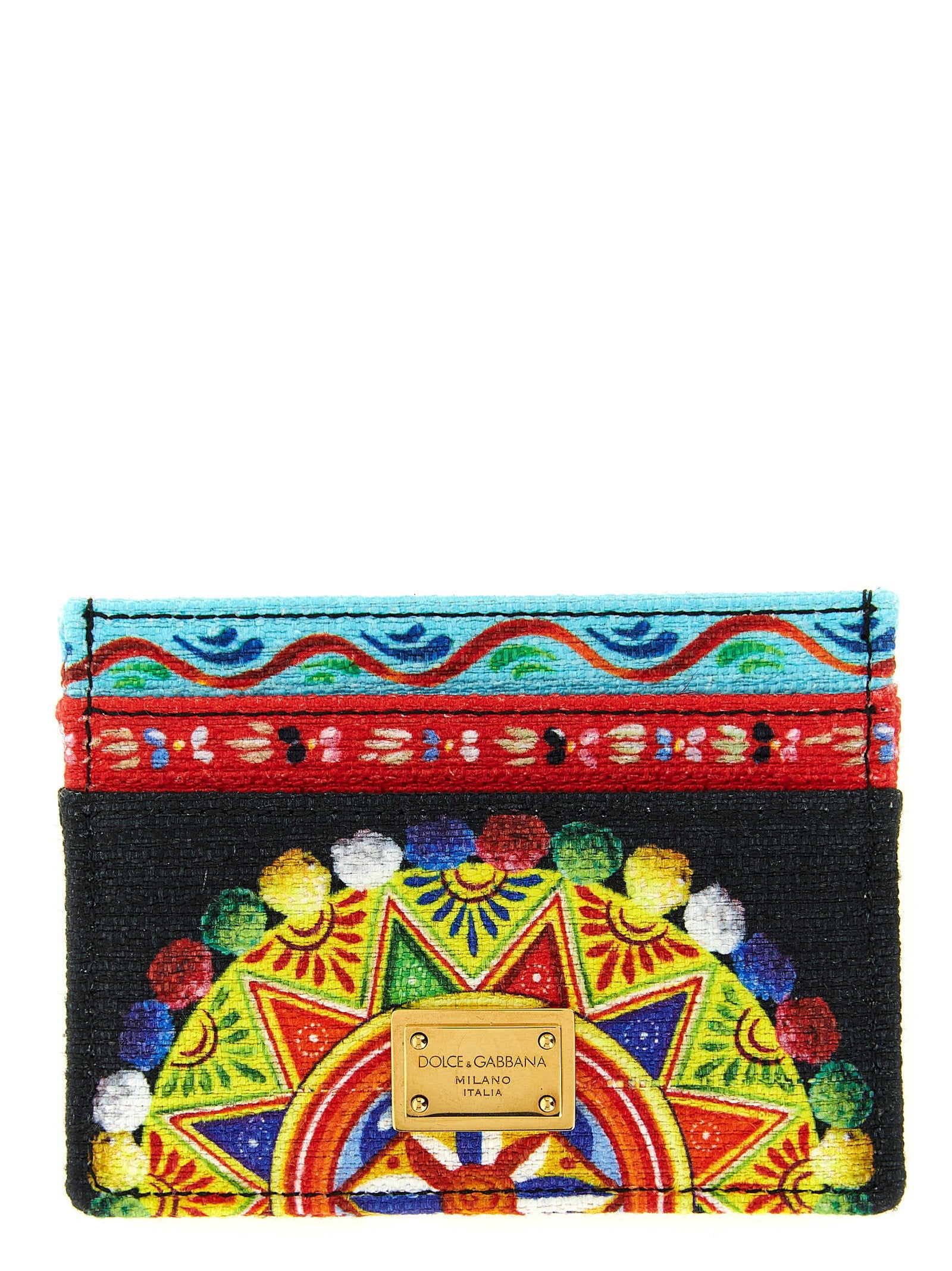 Dolce & Gabbana Carretto Card Case — Black