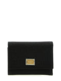 Dolce & Gabbana Dauphine Leather Wallet — Black