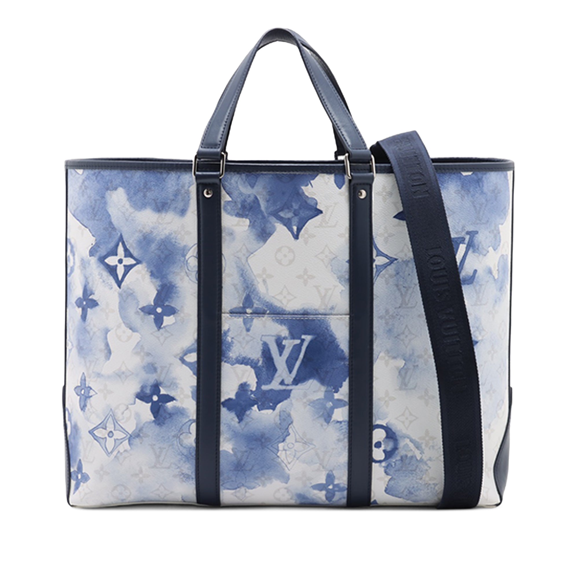 Monogram Watercolor Weekend Tote GM