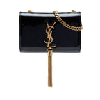 Small Patent Classic Monogram Kate Tassel Crossbody