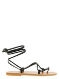 K.jacques Saint Tropez Bikini Sandal — Black
