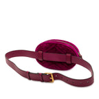 GG Marmont Matelasse Velvet Belt Bag