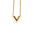 Gold Plated Essential V Necklace