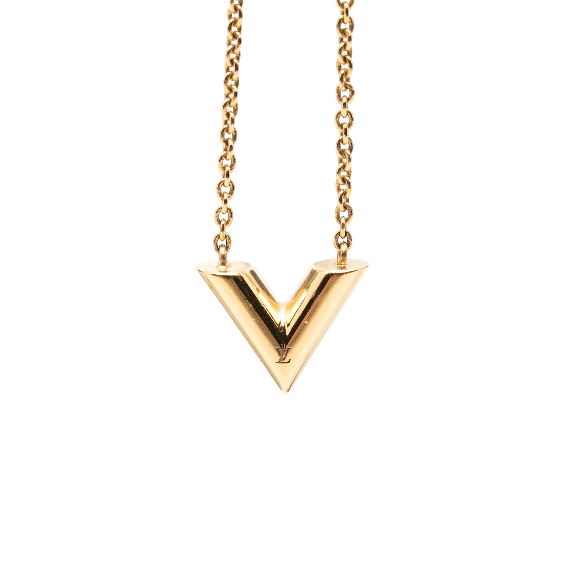 Gold Plated Essential V Necklace