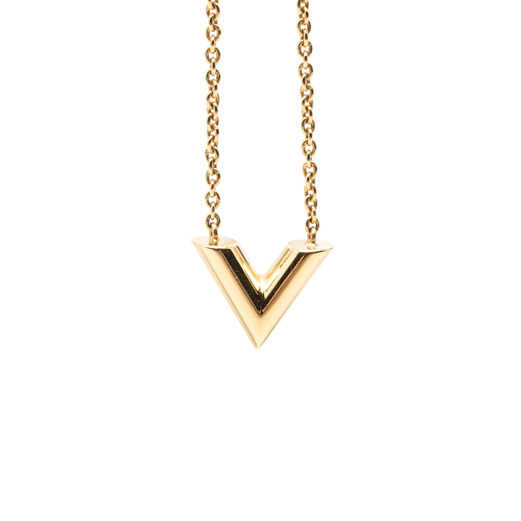 Gold Plated Essential V Necklace