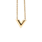 Gold Plated Essential V Necklace