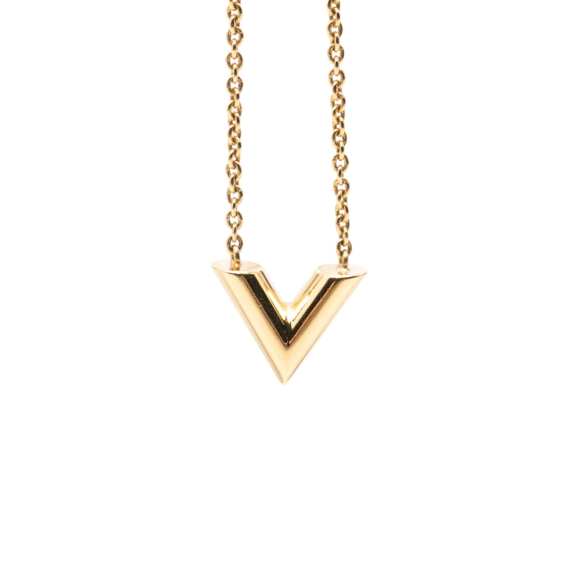 Gold Plated Essential V Necklace