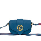 Grained Calfskin LV Pont 9 Soft MM