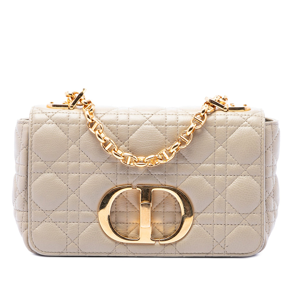 Small Calfskin Cannage Caro Crossbody