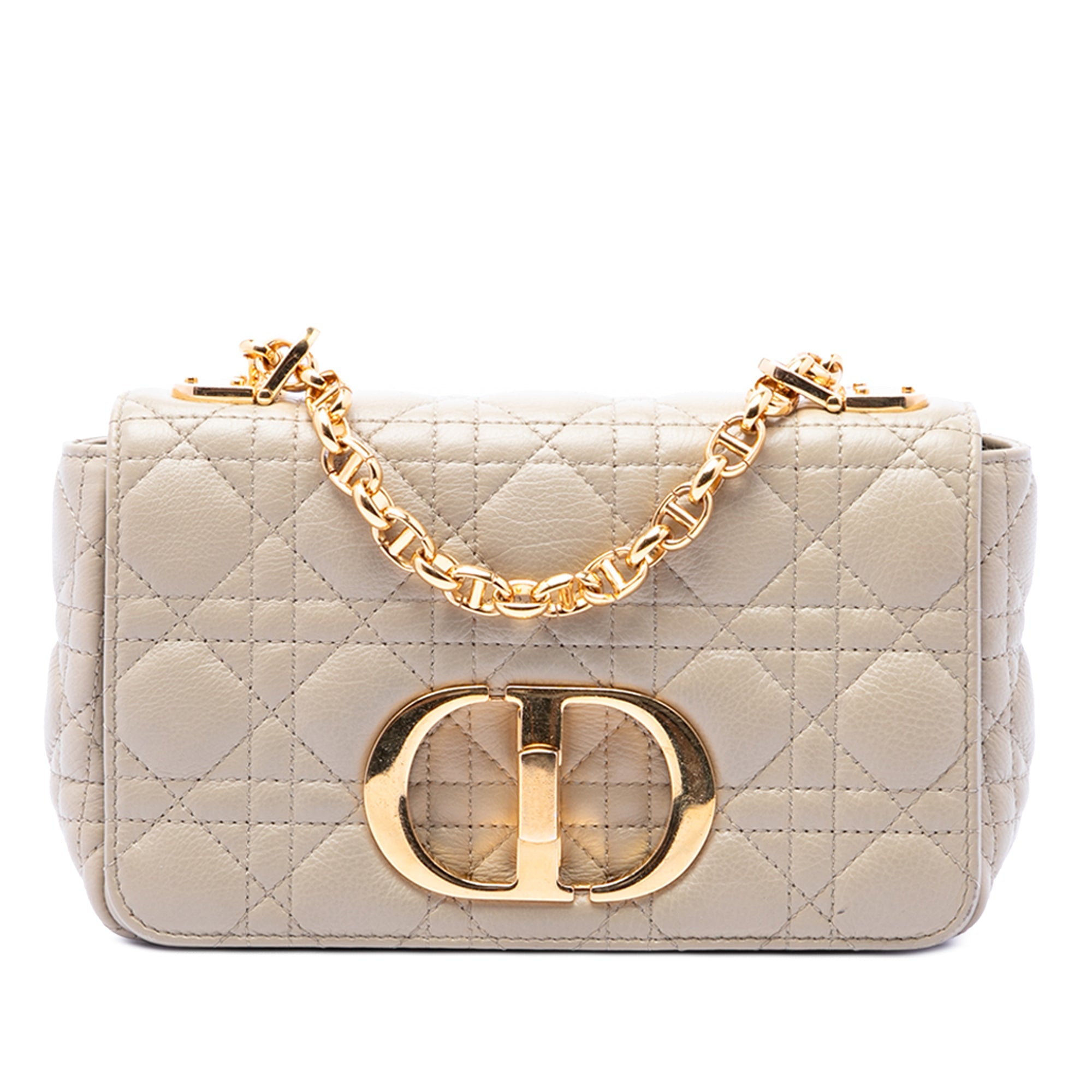 Small Calfskin Cannage Caro Crossbody