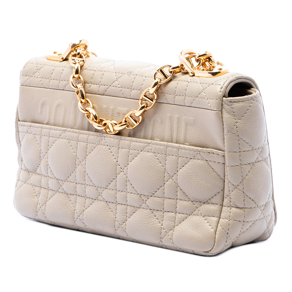 Small Calfskin Cannage Caro Crossbody