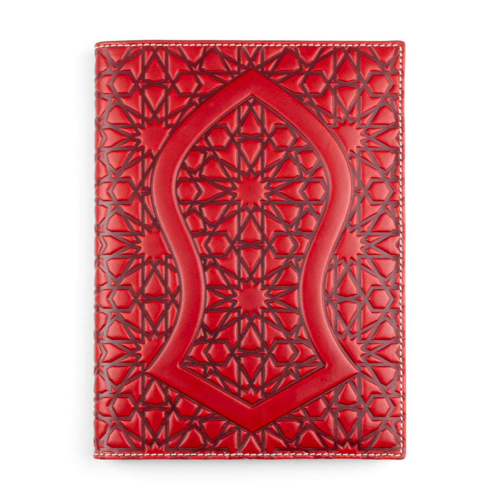 Red Leather Notebook Cover Nalayn