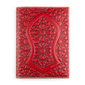 Red Leather Notebook Cover Nalayn
