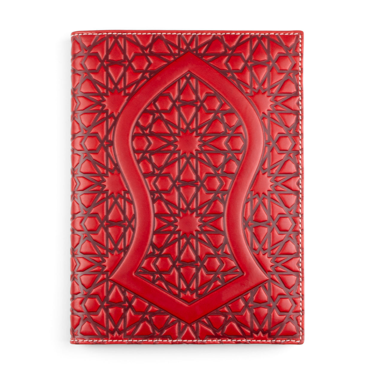 Red Leather Notebook Cover Nalayn