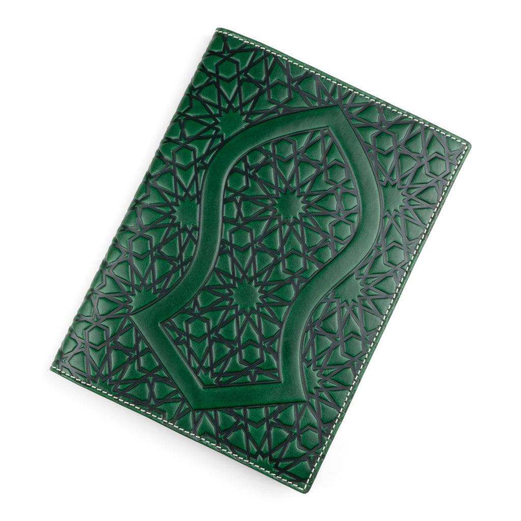 Green Leather Notebook Cover Nalayn