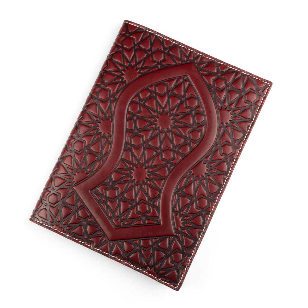 Burgundy Leather Notebook Cover Nalayn