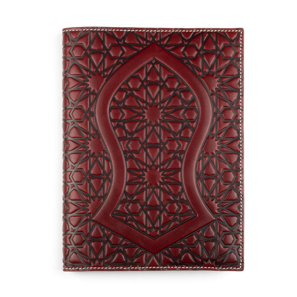 Burgundy Leather Notebook Cover Nalayn