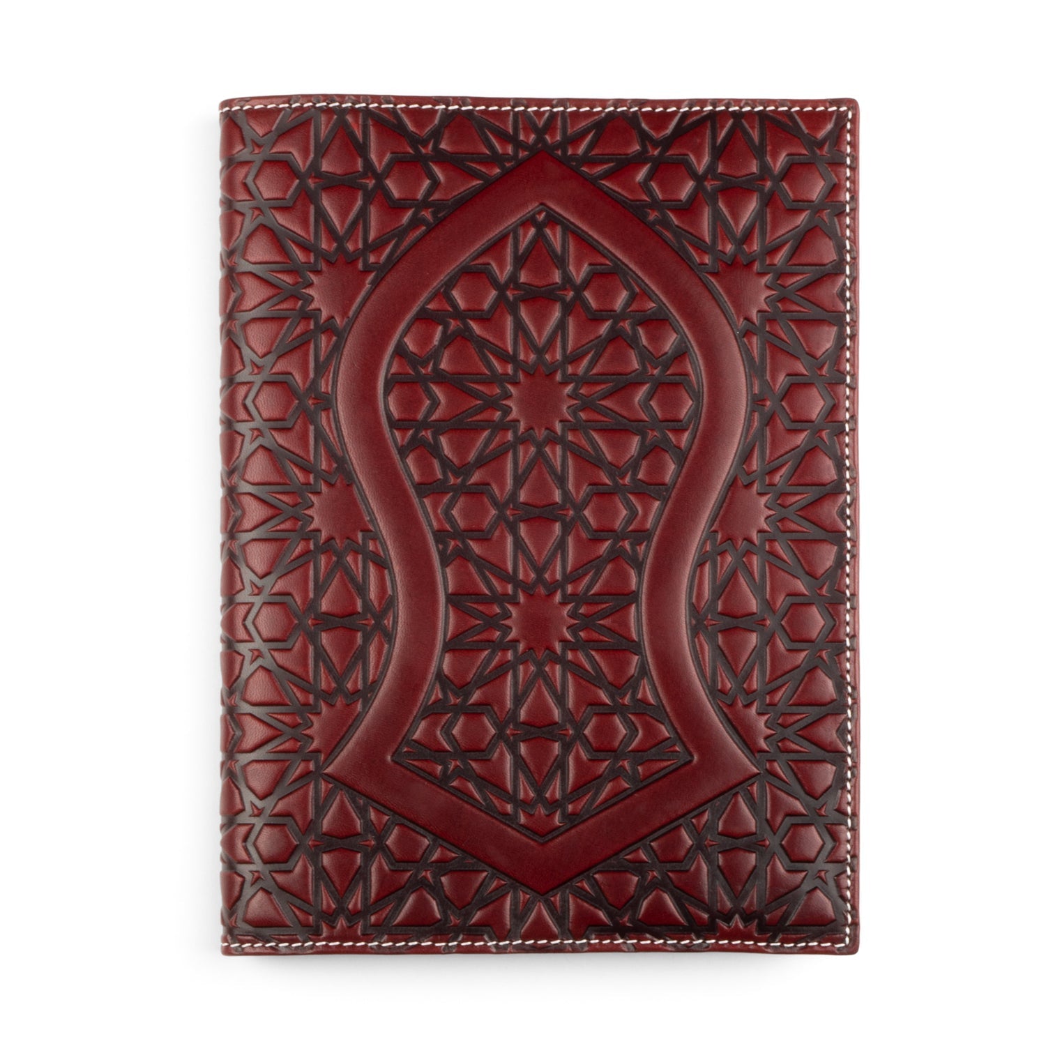 Burgundy Leather Notebook Cover Nalayn