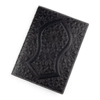 Embossed Leather Notebook Nalayn Black