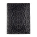 Embossed Leather Notebook Nalayn Black
