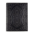 Embossed Leather Notebook Nalayn Black