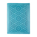 Leather Notebook Cover Zellige Blue