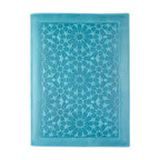 Leather Notebook Cover Zellige Blue
