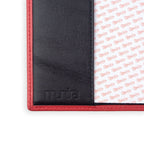 Leather Notebook Cover Zellige Red