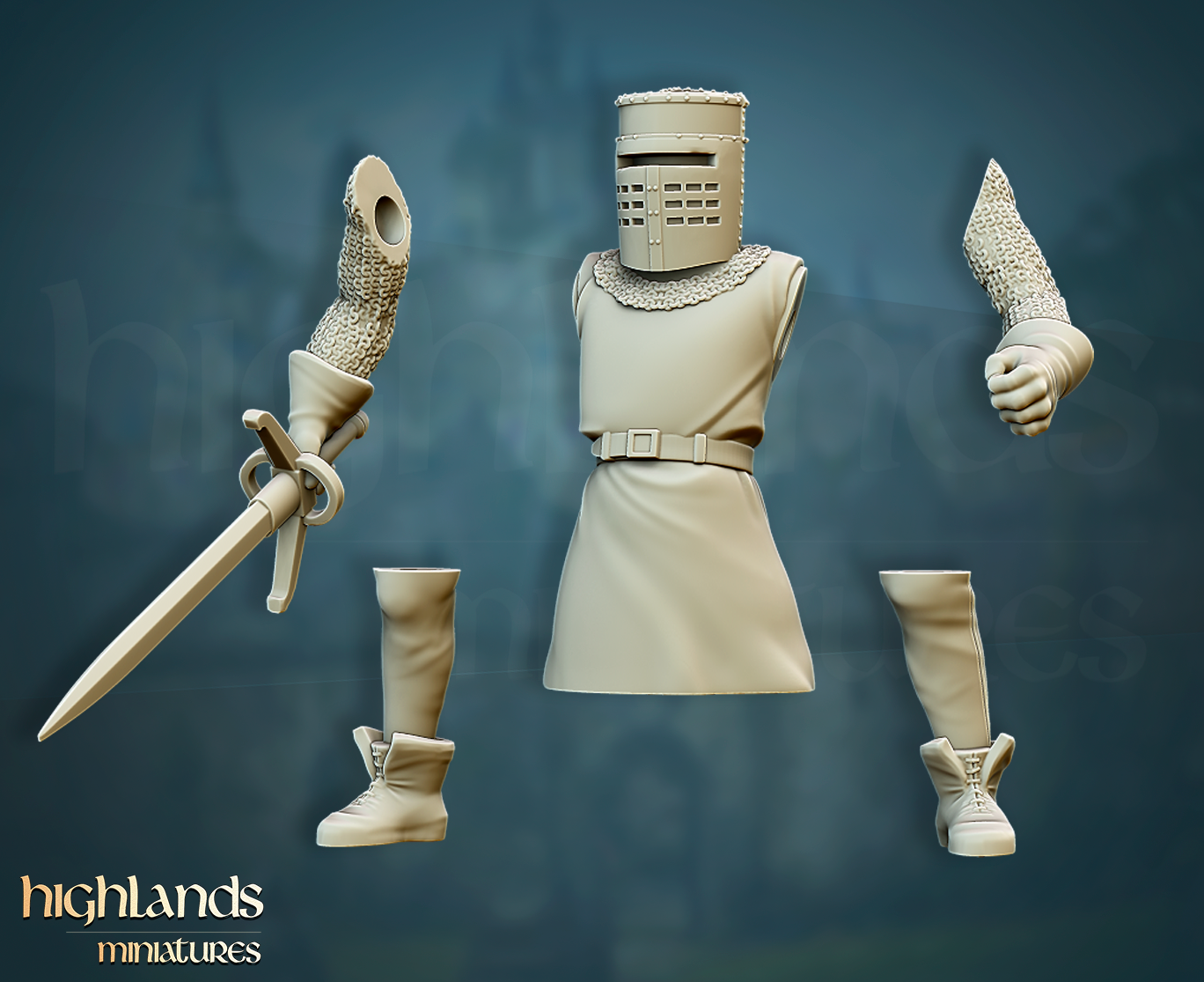 Black Knight, Highlands Miniatures