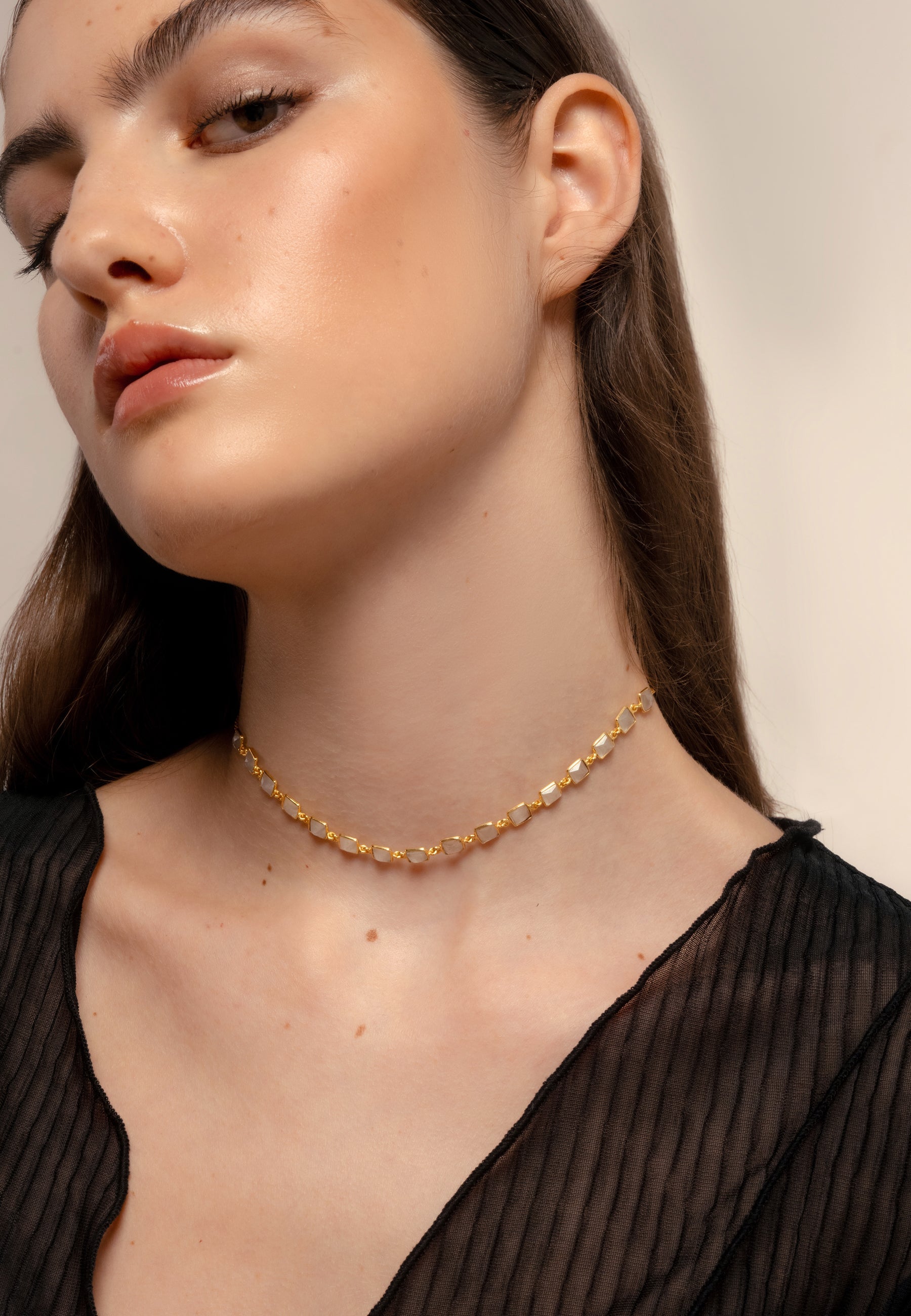 Choker Niagara Blanco